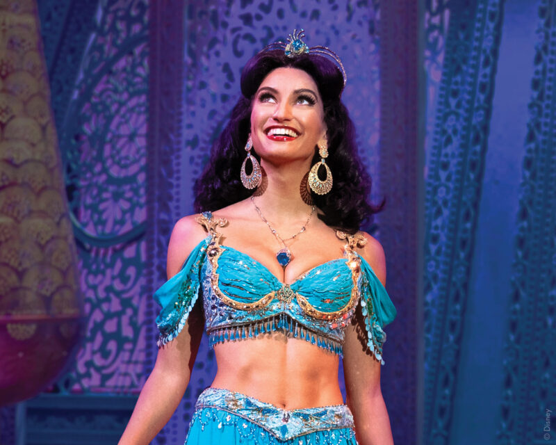 Jasmine al New Amsterdam Theatre di Broadway nel musical Disney