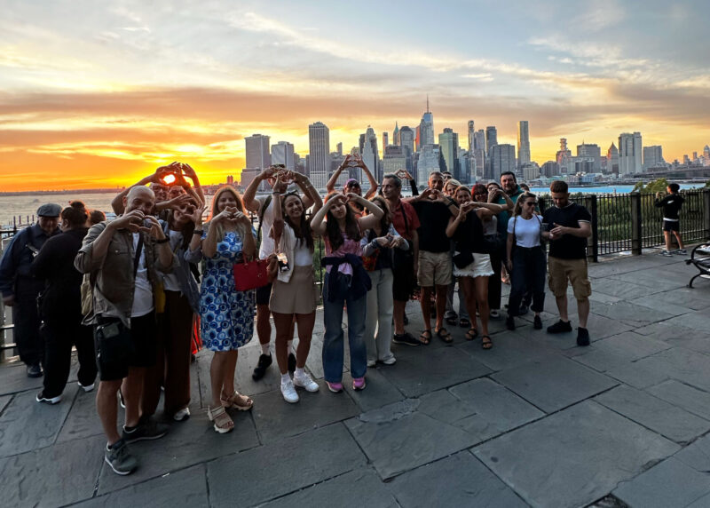 Sunset in New York