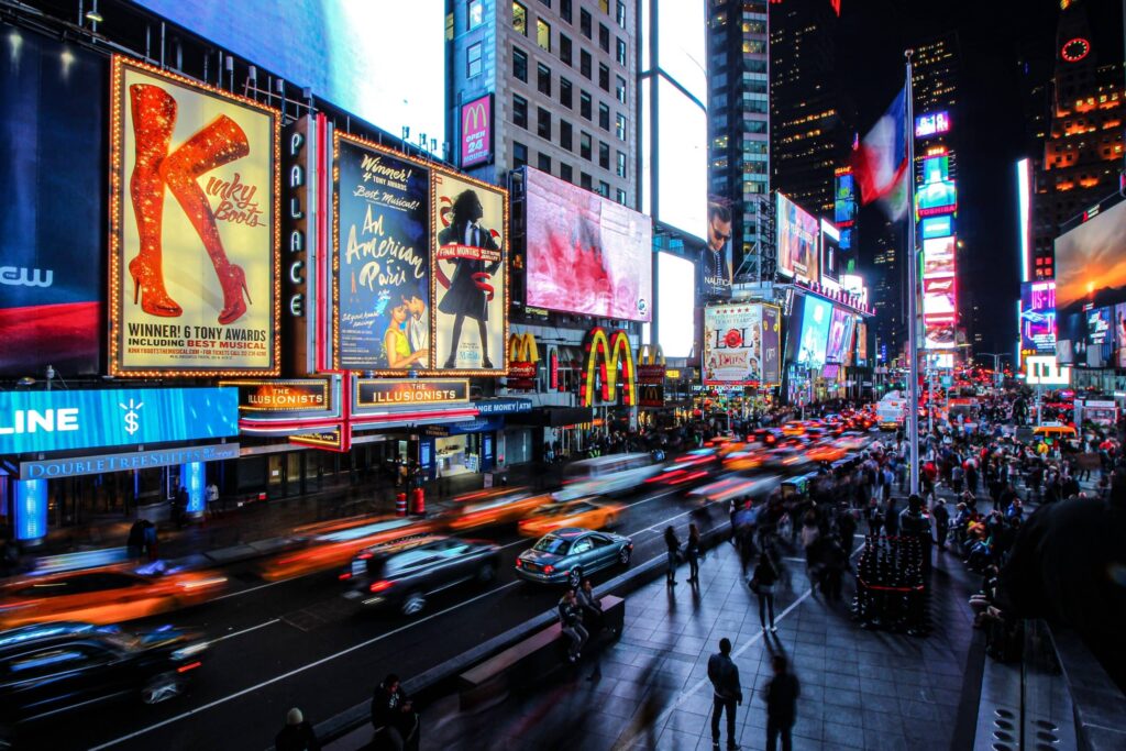 Transfer Manhattan, Times Square, taxi, New York