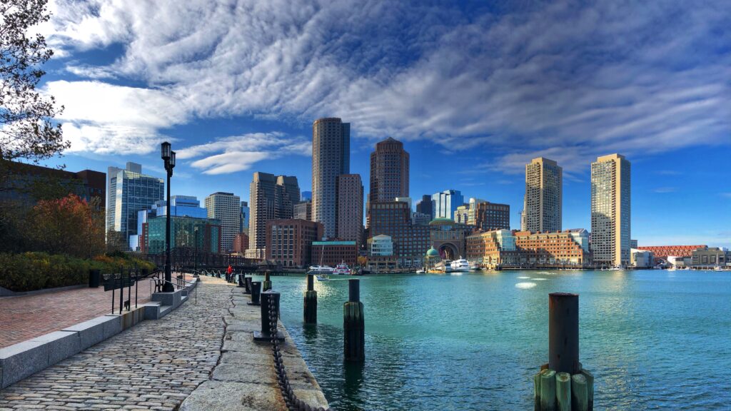 Boston Seaport, waterfront, Boston, Massachusetts