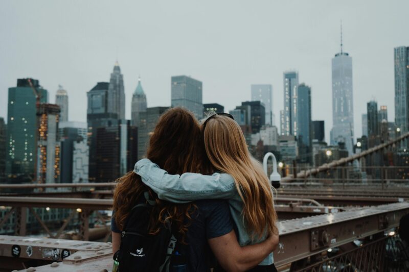 Downtown Manhattan skyline in New York