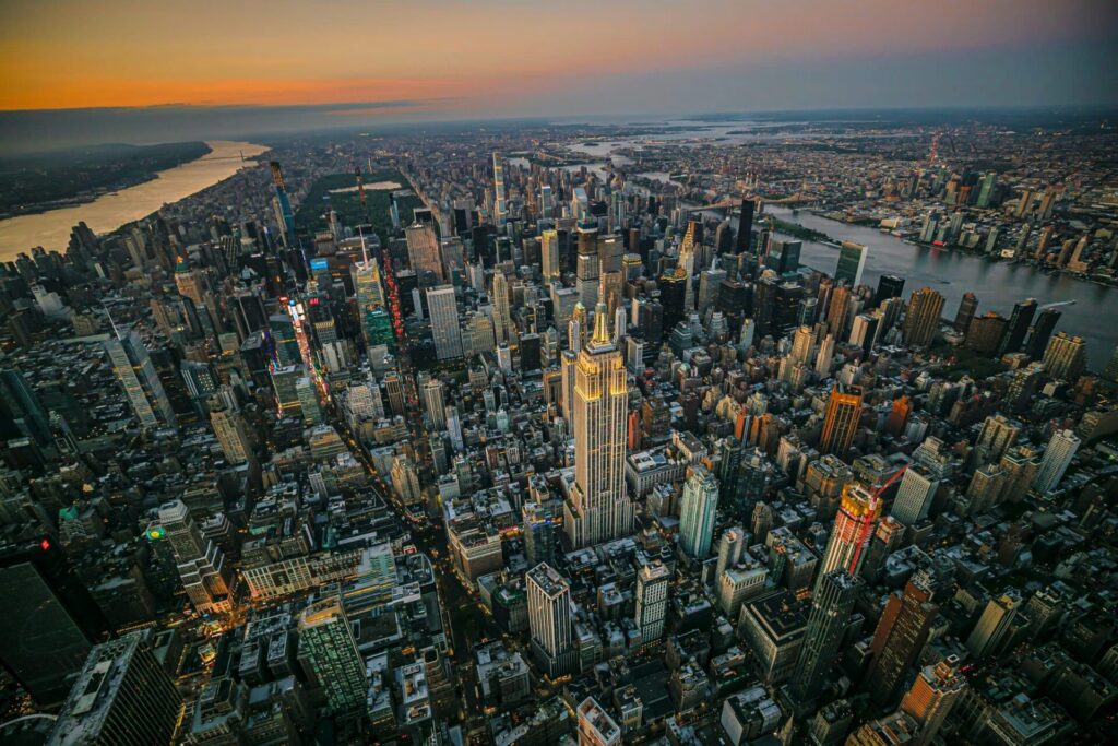 Vista dall'alto dell'Empire State Building