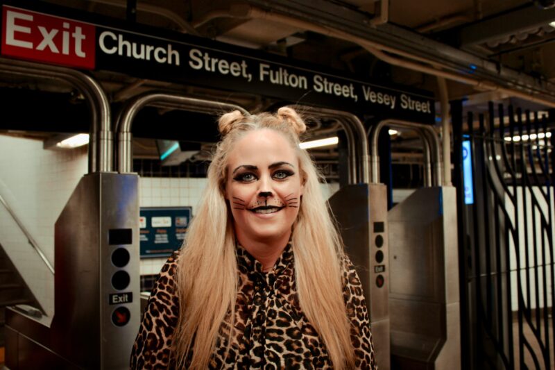 Halloween donna truccata